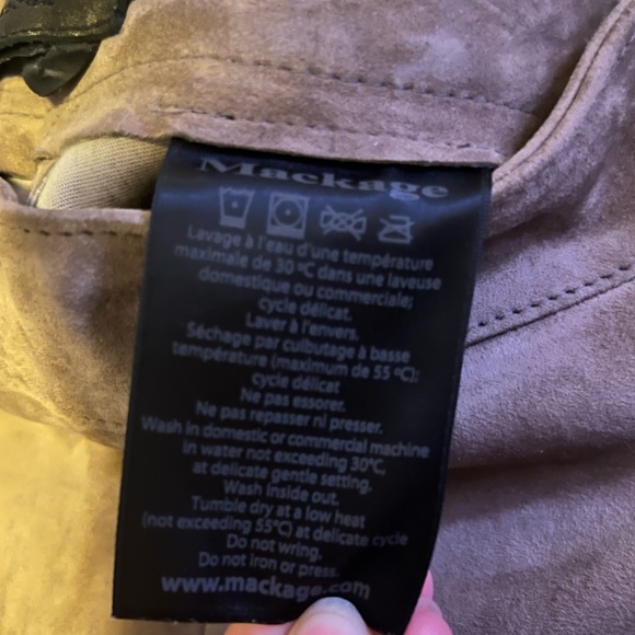 MACKAGE - Suede leggings with zip ankle at intermix - Picture 6 of 7